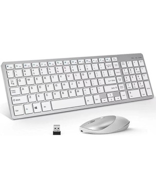 Jomaa Wireless Slim Keyboard and Mouse Set