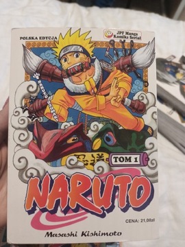 Naruto tomy 1 i od 3 do 8