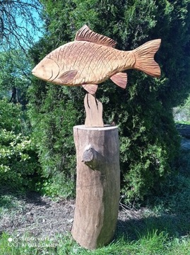 Rzeźba -ryba-wys.131cm