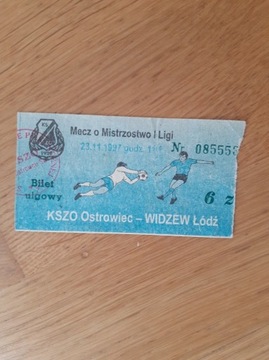 KSZO OSTROWIEC - WIDZEW ŁÓDZ 1997