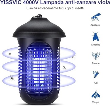 Yissvic Elektryczna lampa owadobójcza 20 W