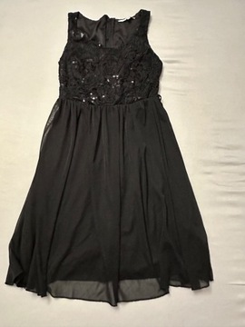 Sukienka r.36 S Mała czarna kobieca KARNAWAŁ