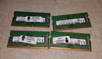 DDR4 SODIMM 4x 8GB 32GB DELL Precision 