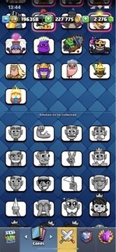 Clash Royal konto 13level