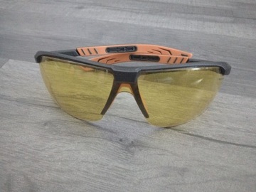 Okulary np rowerowe żółte szkło używane