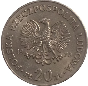 Polska 20 złotych z 1976 roku OBEJRZYJ MOJĄ OFERTĘ