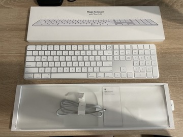 Apple Magic Keyboard z numpadem i touch-id *JAK NOWY*