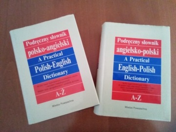Dwu tomowy słownik polsko-angielski i ang.-polski
