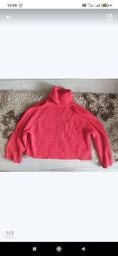 Sweter damski krótki H&M XL