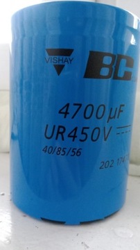 4700uF 450V kondensatory Vishay BC  nowe