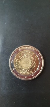 Luksemburg 2 euro 2012 rok