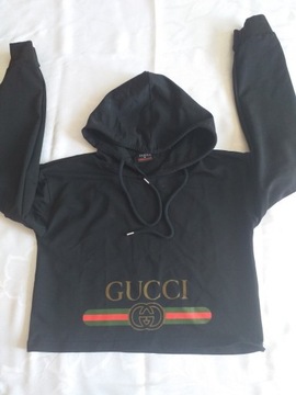 Gucci bluza z kapturem rozmiar XL.czarna 