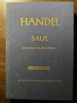 Handel Saul wyciąg fortepianowy