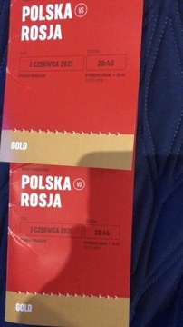 Wejściówka/Bilet POLSKA ROSJA GOLD