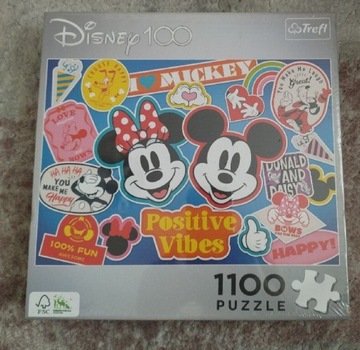 Puzzle Disney Myszka Minnie prezent