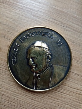 Duży Medal Jan Paweł II waga 83,5 g.