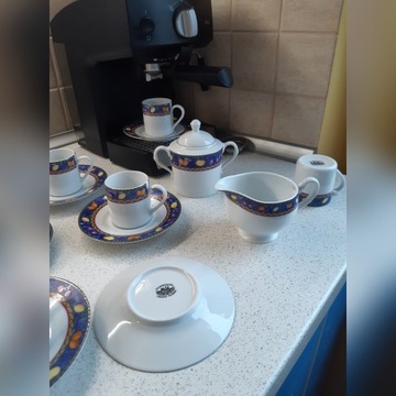 zestaw z Porcelany Ślaskiej do espresso 