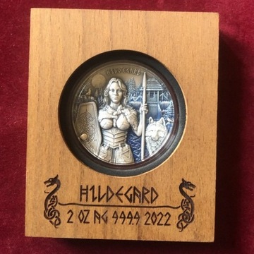 Valkyries Hildegard 2oz Germania Mint High Relief