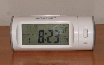 Zegar z budzikiem i projektorem WT8097 sprawne 
