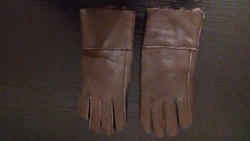 Rękawiczki zimowe ze skóry naturalnej 