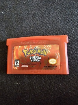 Nintendo gra Pokemon Fire Red na konsole Game Boy Advance model no agb 002