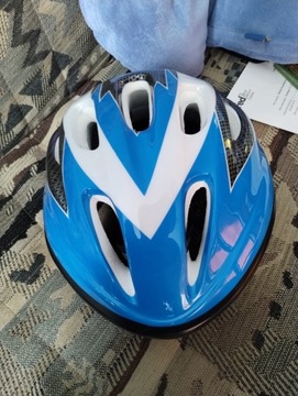 Kask rowerowy L niebieski