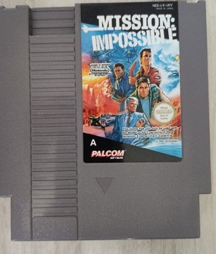 Mission Imposible Nintendo NES PAL Unikat