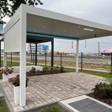 Pergola lamelowa model Bio Climatic z montażem