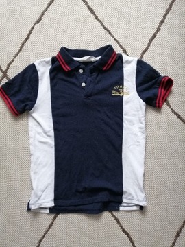 Koszulka polo 122/128 H&M krótki rękaw 