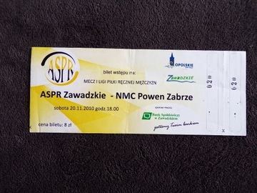 ASPR ZAWADZKIE - NMC POWEN ZABRZE 20-11-2010