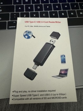 Card Reader USB-C/USB 3.0 SD and microSD card