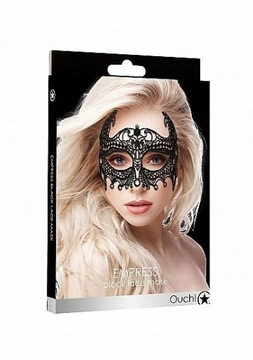 Empress Black Lace Mask - Black WYPRZEDAŻ