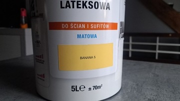 Luxens farba lateksowa banana 5 żółty jasny 