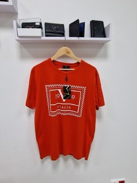 Pomarańczowy tshirt Versace 19.69 Italia R XL 