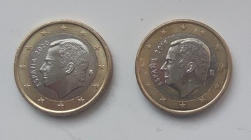 1 euro różne kraje - z obiegu 