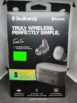 Słuchawki bezprz. dokanałowe Skullcandy Sesh Evo