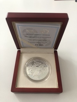 Moneta 10 zł + 10 HRYWIEN - ZESTAW EURO 2012 