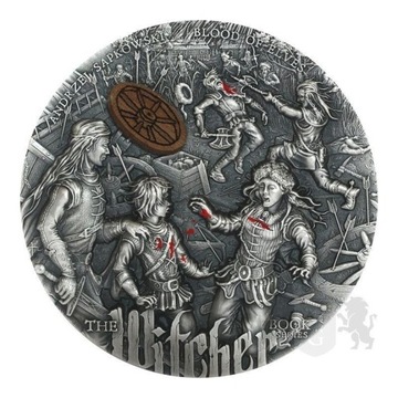 Wiedźmin moneta Krew elfów Mennica gdańska.
