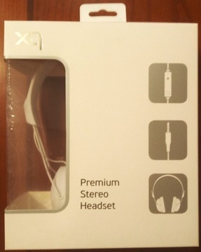Słuchawki Xqisit Premium Stereo Białe