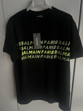 T-shirt Balmain napis L XL monogram Dior chanel LV