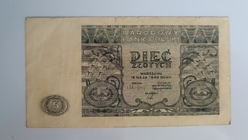 Banknot 5 złoty 1946 