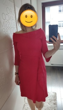 Orsay - czerwona sukienka wizytowa