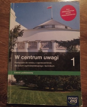 W centrum uwagi 1 podręcznik do wosu