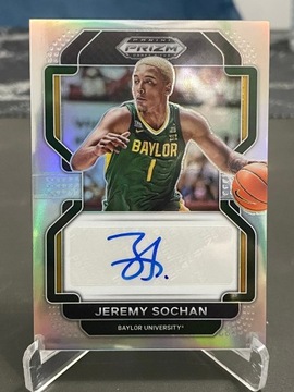 Jeremy Sochan karta NBA z autografem Panini Prizm