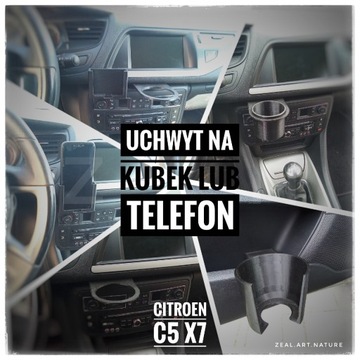 Cupholder uchwyt na kubek telefon Citroen C5 X7