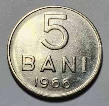5 BANI  1966  RUMUNIA