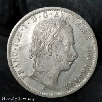 1/4 florena 1859, Franciszek Józef I, Austria