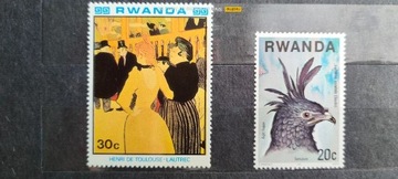 Rwanda - zestaw 2 znaczków 