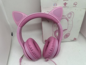 Słuchawki kotki dla dzieci