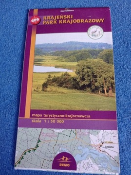 Krajeński Park Krajobrazowy mapa 